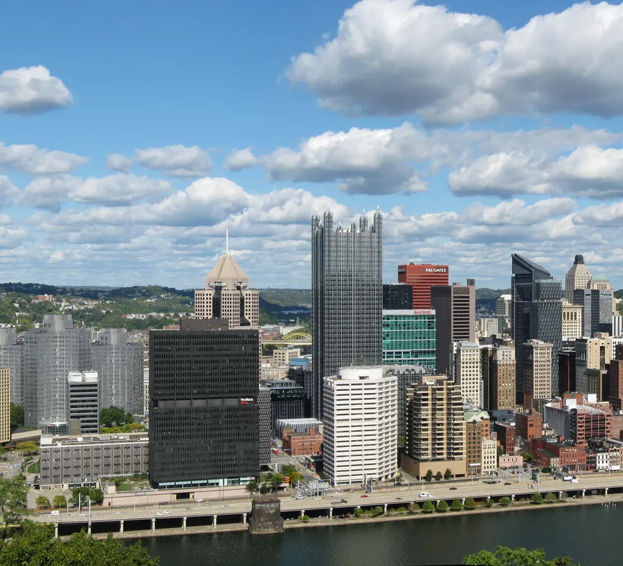 Downtown Pittsburgh skyline from Mount Washington