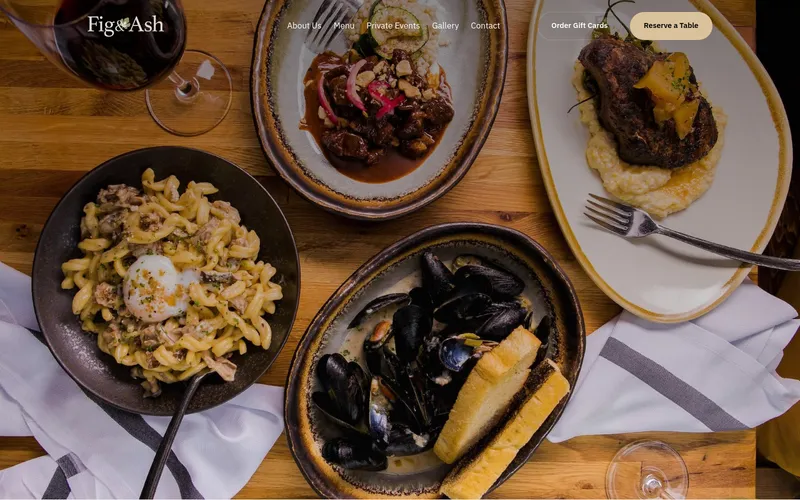 Fig & Ash website