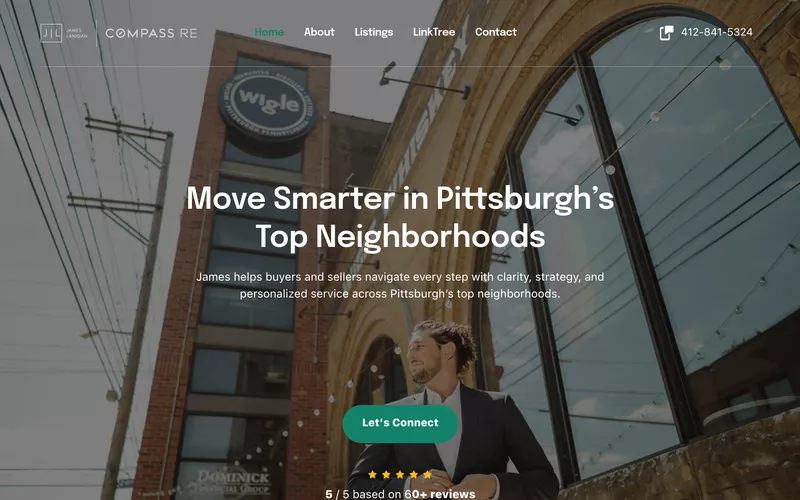 James Lanigan Realty website