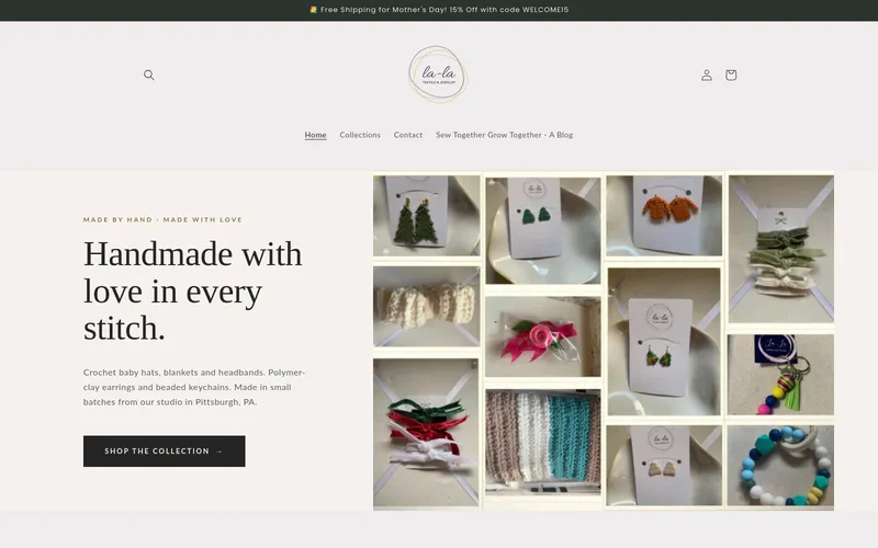 La-La Sews website
