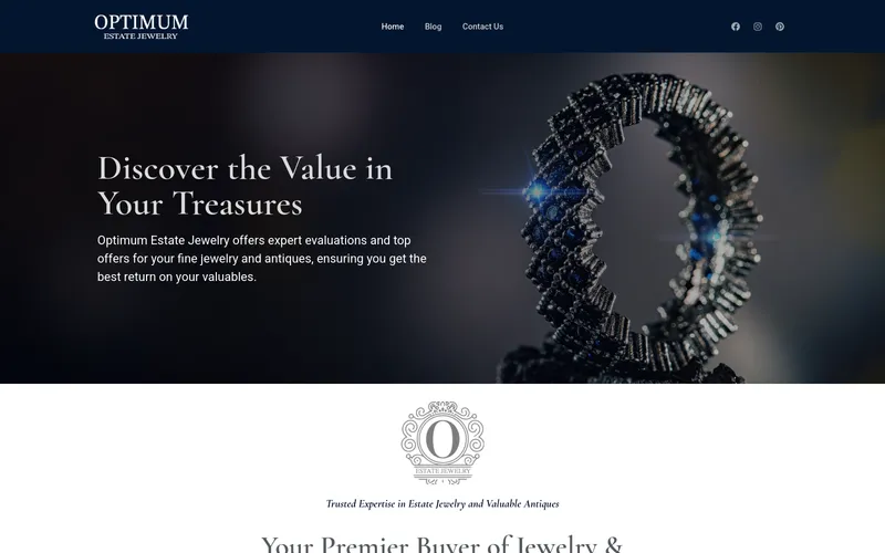 Optimum Estate Jewelry website